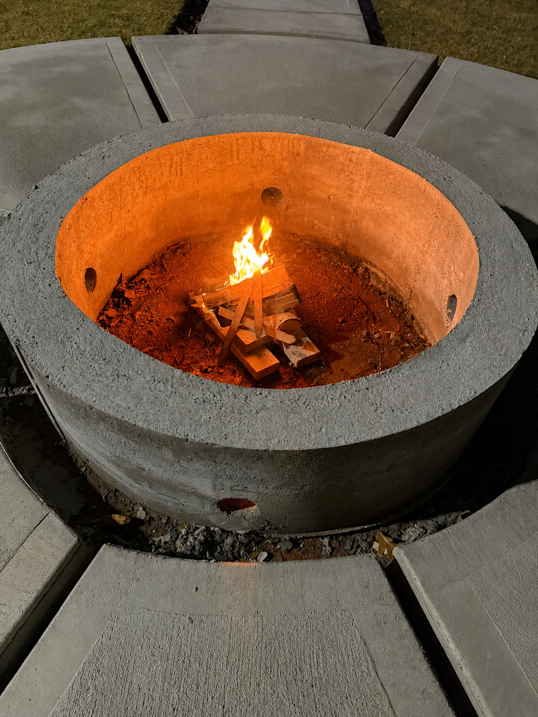 Firepit completed project photo 1