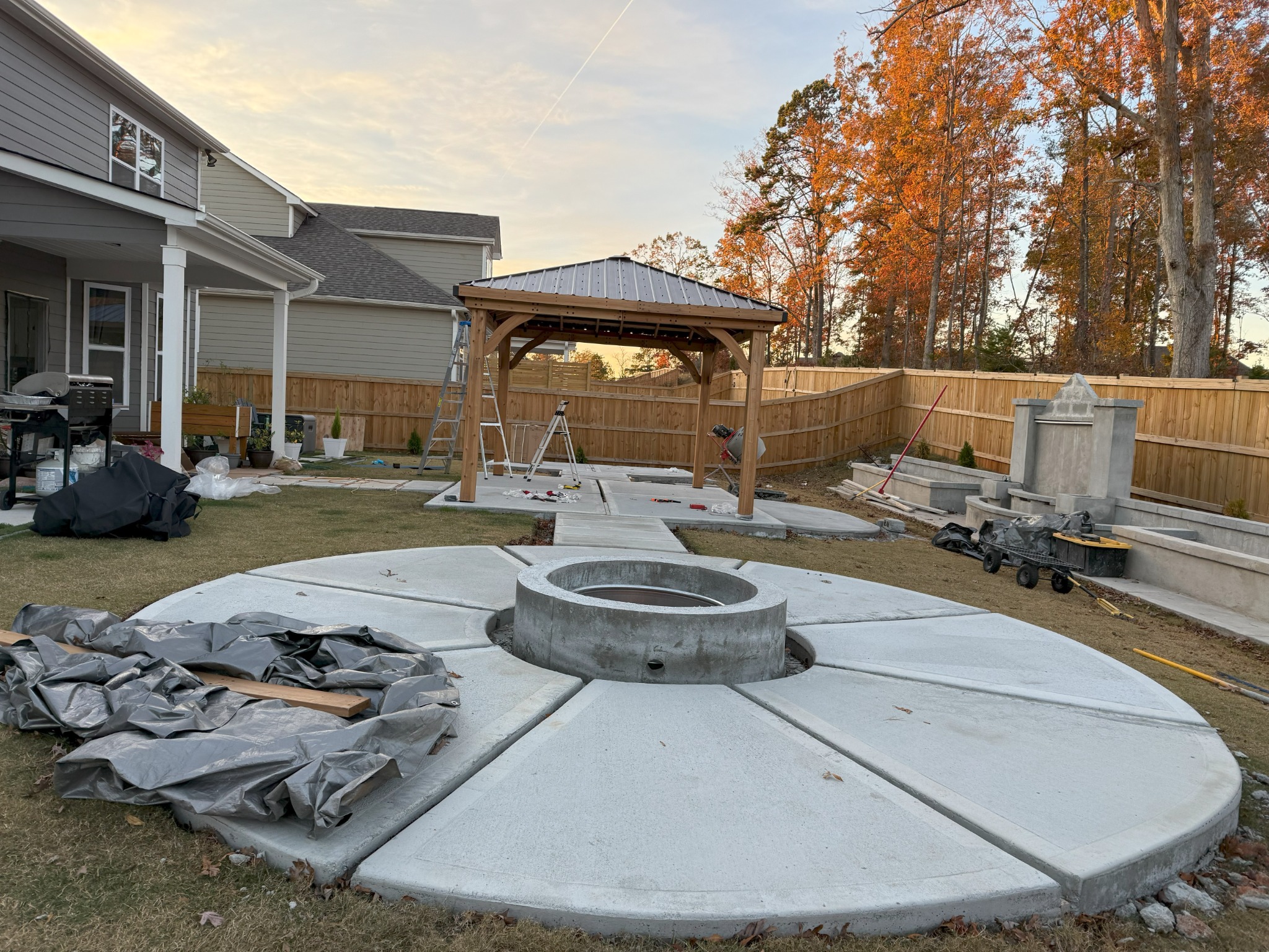 Firepit completed project photo 4