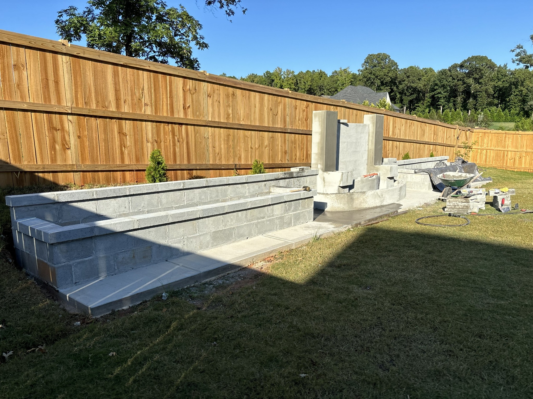 Water Fountain & Garden Beds project photo 1