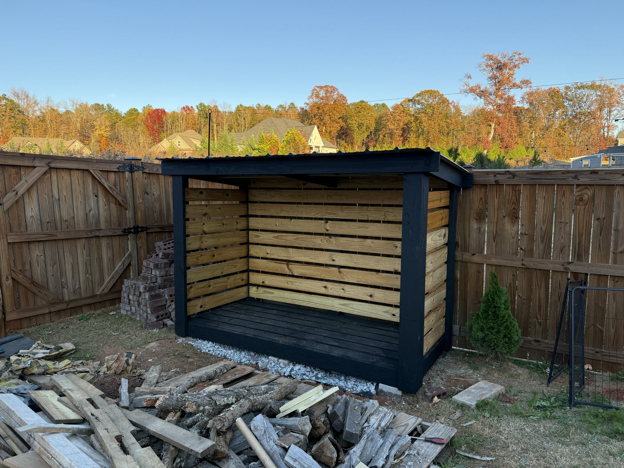 Wooden Shed & Garden Bed project photo 2